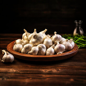 Garlic, garlic seeds, garlic grains, fruits, food, plants, healthy, vegetable, seasoning, cooking