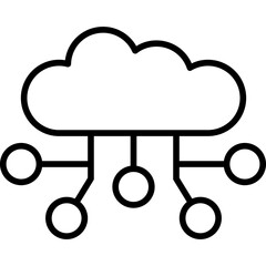 Cloud Hosting Icon