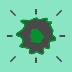 Blast Hole Icon Design