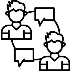 Peer Collaboration Icon