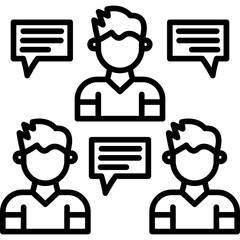 Group Discussions Icon