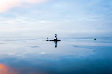 Lighthouse on the river Clyde