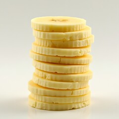 banana cut into even slices