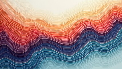 Obraz premium Abstract Colorful Waves