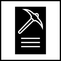 Mining Permit Icon Design