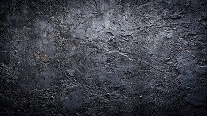 Fototapeta premium Dark Grey Black Slate Background Texture Panorama - Anthracite Concrete Grunge