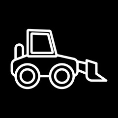 Bulldozer Icon Design