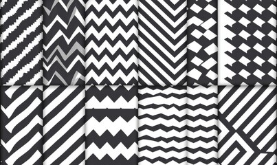 For your convenience, pattern swatches are included in the file for Geometric Seamless Patterns