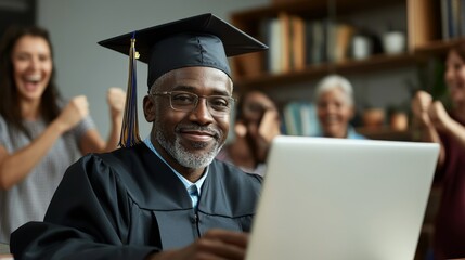 A virtual graduation ceremony