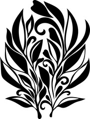 Black Lotus Art Nouveau
