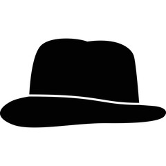 Simple vector icon hat