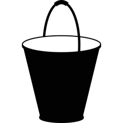Simple vector icon bucket