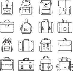 Bag and Luggage Icons
