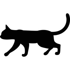 Simple vector icon cat