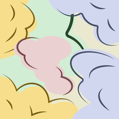 Simple and minimal design. Abstract creative background in minimalist style with space for text.