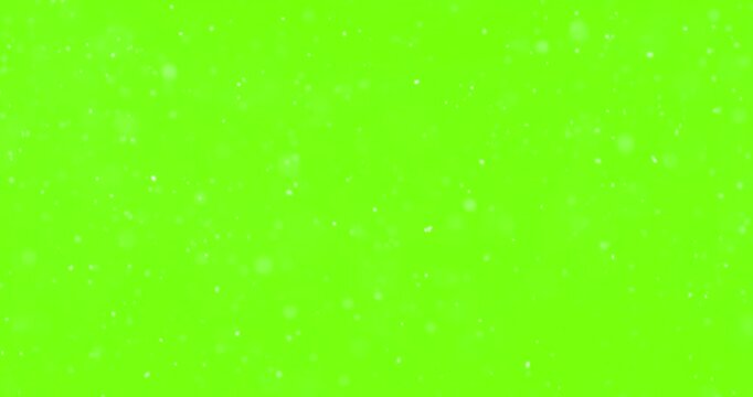 Snow Falling Video With Green Screen