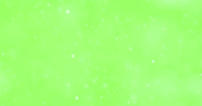 Snow Falling Video With Green Screen