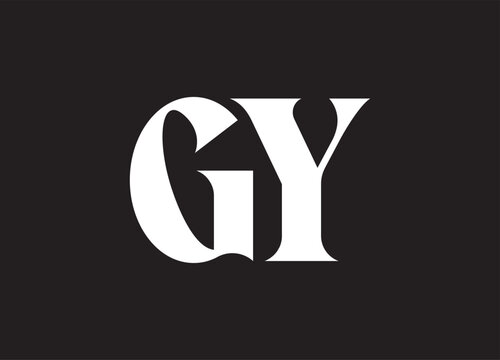 GY letter logo and initial logo design