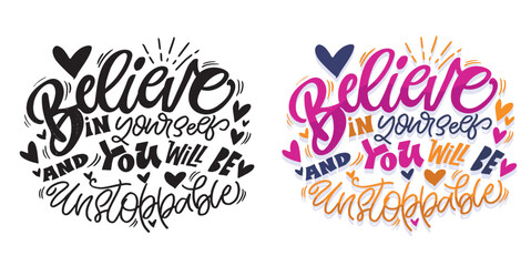 Trendy funny hand drawn doodle lettering quote. Lettering for t-shirt design, mug print, bag print, clothes fashion. 100% hand drawn vector image.