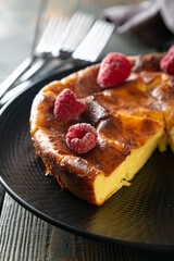 Homemade cottage cheese pie