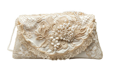 Chic Evening Purse on transparent background PNG.