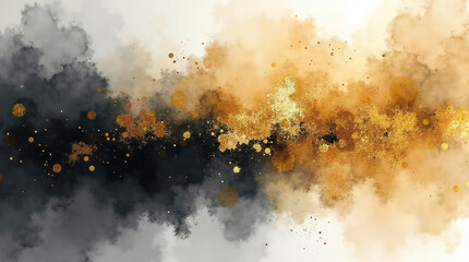 Luxury Gold and Black Textured Background