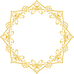 Beautiful flower art and mandala vector design