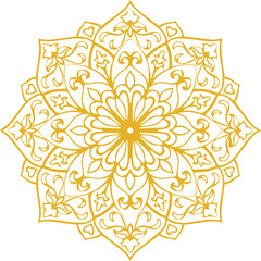 Beautiful flower art and mandala vector design