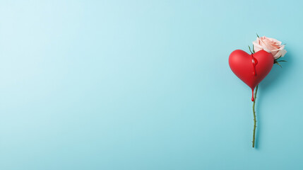 Toxic relationship, A digital artwork featuring a heart surrounded by thorn-wrapped roses, high fidelity version showcasing intricate details and vibrant colors.