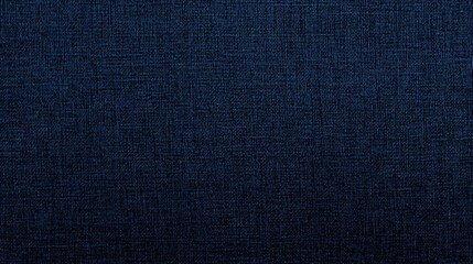 Deep Blue Fabric Texture with Subtle Weave Patterns Ideal for Various Design Applications and Creative Projects