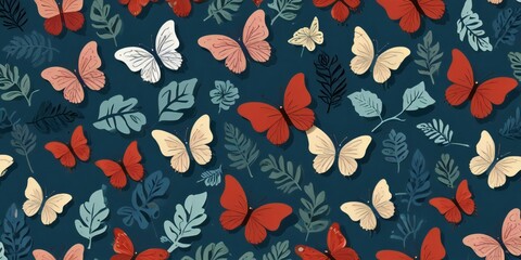 seamless pattern with flowers