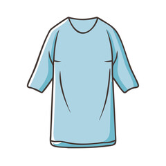 hospital gown icon, hospital gown vector illustration-simple illustration of hospital gown, perfect for hospital gown logos and icons