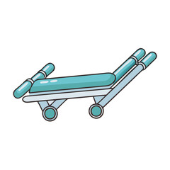 stretcher icon, stretcher vector illustration-simple illustration of stretcher, perfect for stretcher logos and icons