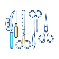 surgical instruments icon, surgical instruments vector illustration-simple illustration of surgical instruments, perfect for surgical instruments logos and icons