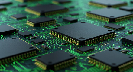 Fototapeta premium electronic circuit board