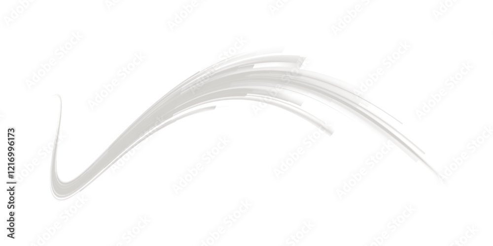 Wall mural png futuristic technological style. png abstract background with speed lines. neon color rays vector