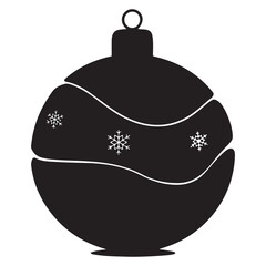 Christmas ball, Christmas ball icon vector, Christmas bauble vector illustration