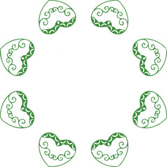 Beautiful flower art and mandala vector design