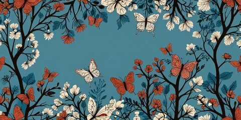 autumn leaves on a sky