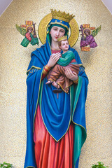 Our Lady of Perpetual Help Catholic Madonna and Child Religious statue