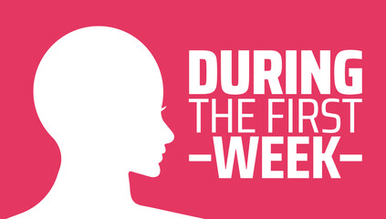 during the first week background banner or poster design template. observed every year in February. Holiday concept. Use to any Template, card, poster, placard, template.