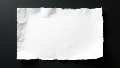 Obraz premium Intricate handmade white paper texture against stark black backdrop, smooth, craft paper