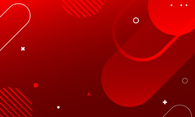 Red abstract background. Vector illustration