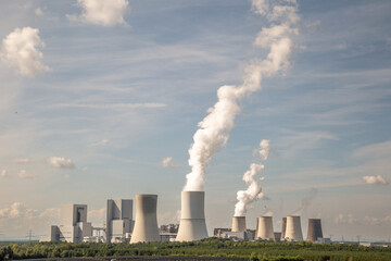 Braunkohle Kraftwerk Boxberg, Sachsen, Lausitz