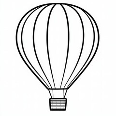 Obraz premium Hot Air Balloon Adventure: Soaring Through Skies, Experiencing Breathtaking Views, and Discovering New Horizons with Unforgettable Memories.