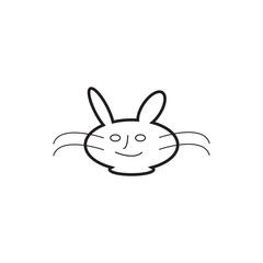 cat icon design template vector