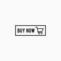 Buy now icon. buy now sign button isolated. Shopping sign
