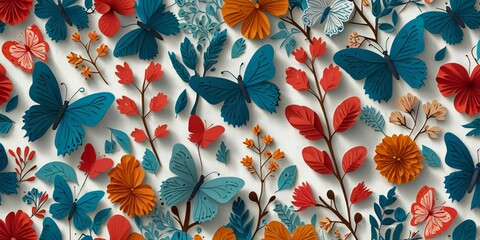pattern with leaves