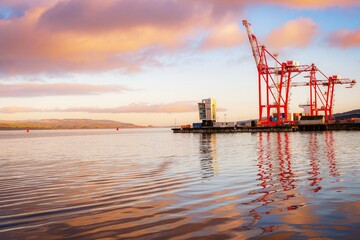 container cargo freight cranes