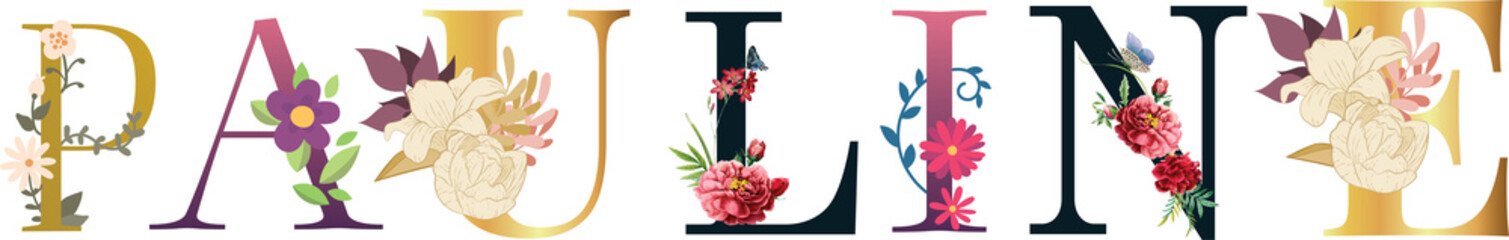 Choosing baby girl name concept